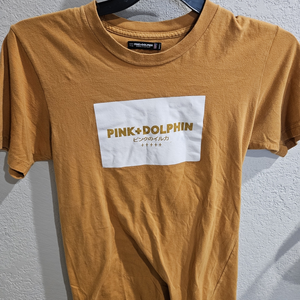 Pink Dolphin Men's Mustard Tee